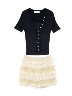 andmary Sui frill pants set up - メルカリ