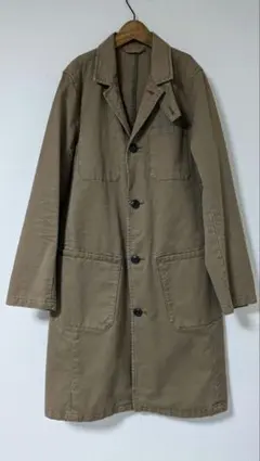 Nigel Cabourn 40sエンジニアコート グリーン コットンリネン - メルカリ
