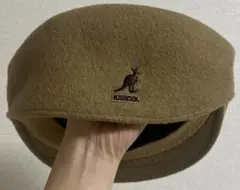 KANGOL The Wool 504 ベレー帽 ブラウン（キャメル）