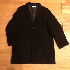 URBAN RESEARCH ブラック チェスターコート L