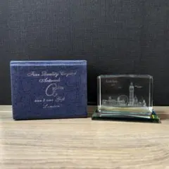 【ロンドン現地購入。新品・未使用】ロンドン▪️クリスタルペーパーウェイト　ガラスのサムネイル