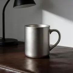 ステンレス製シルバーマグカップ