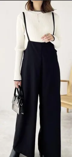 GeeRA サロペットワイドパンツ