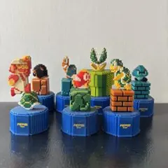ペプシツイスト マリオ　ボトルキャップ　7点セットのサムネイル