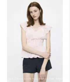 moussy WRINKLE RUFFLE SLEEVE ブラウス - メルカリ