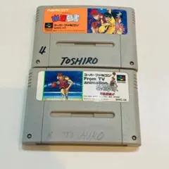 動作OK スーパーファミコン 2本セット 端子 本体拭き掃除済み 1106-14