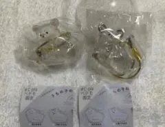 ガチャ　うちの子のけだまだま　犬　チワワ黒　白　２種セット