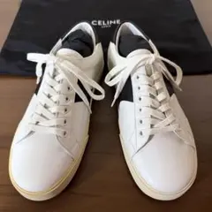 未使用 CELINE セリーヌトリオンフ スニーカー 白＆黒 36, 23cmのサムネイル
