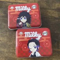 鬼滅の刃 Milky 空き缶 2個セット