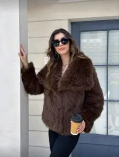 ショートジャケット ファーコート