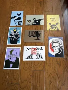 バンクシー banksy POW 3冊の本 ポストカード - メルカリ