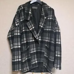 チェックオーバーサイズジャケット　ギルフィー