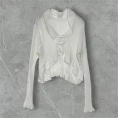 Miniministore　フリルボレロ　シアーカーディガン　長袖　ショート　Fのサムネイル