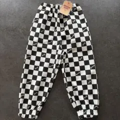 しまむら　SUNNYDAY JOURNEY　チェッカー柄スウェットパンツ