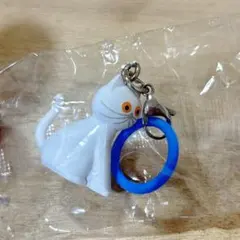 未使用　umao めじるしアクセサリー　しろねこ　ガチャガチャ　カプセルトイ