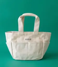 aigb1 新品未使用 AIGLE ボワルジャーディン キャンバストートバッグのサムネイル