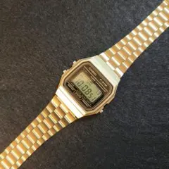 CASIO F-91WM-9AJH ベルト交換済み ゴールド