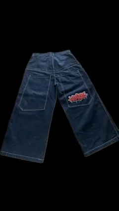 kikwear 90s レイヴパンツ　バギーパンツ　　サイバー　jnco Vintage 90s Kikwear Kik Girl Wide Leg Baggy Drawstring Jeans Size