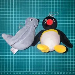 ピングー&ロビ ぬいぐるみマスコット 2個セット