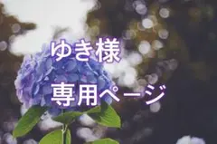 ゆき様専用ページ