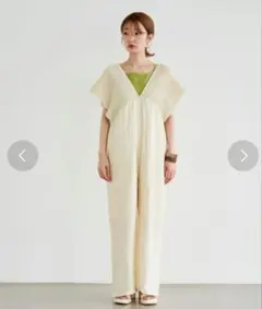 【新品未使用品】Kastane 2wayギャザーワンピース アイボリーのサムネイル