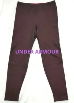UNDER ARMOUR フィットレギンス パープル×黒 LG