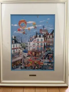 ヒロヤマガタ コンコルド広場の噴水 151/250 エディション 送料