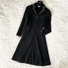 極美品 FOXEY 濃紺 ロングニットワンピース 38 洗える]MEETダンボールニットワンピース(ワンピース) | GIANNI LO