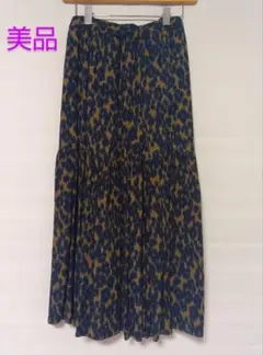 AMERICAN HOLIC ヒョウ柄 フレアロングスカート