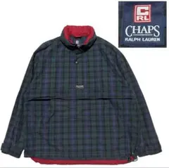 90s ラルフローレンチャップス ロシア製 ブラックウォッチ アノラックパーカー