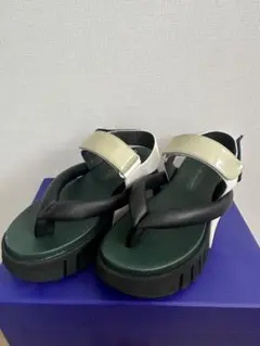 美品】UNITED NUDE 厚底 ベルクロ ストラップサンダル 38 - メルカリ