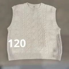 UNIQLO 120センチベスト　白色