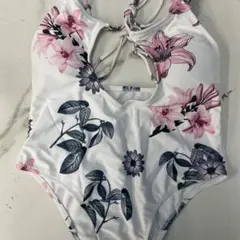 フラワープリント ワンピース水着