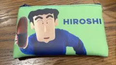 クレヨンしんちゃん フラットミニポーチ ハイ！チーズ！野原ひろし 未使用