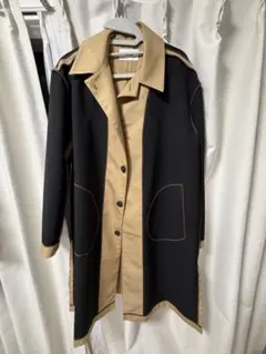 ステンカラーコート ベージュ