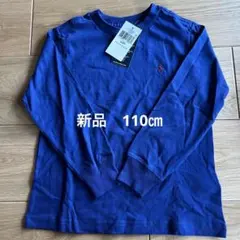 新品　タグ付き　ポロラルフローレン ロンT 110cm 長袖Tシャツ　ネイビー