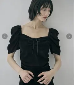 fetico フェティコ VELOUR ROSE TEE 黒 - メルカリ
