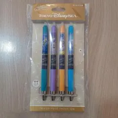 ボールペン4本（ボール径０、４mm）Tokyo disney sea