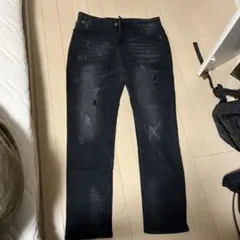 Fashion 7 ダメージ加工デニムパンツ