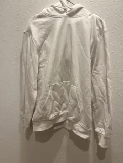 【最終値下げ】メンズ　レディース　パーカー　ホワイト　S H&M