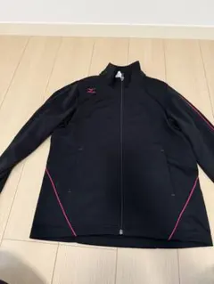 MIZUNO レディース ジャージ ブラック ピンク Mのサムネイル
