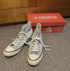 コンバース　オールスター　ハイカット　USA製　青スカイブルー　27cm