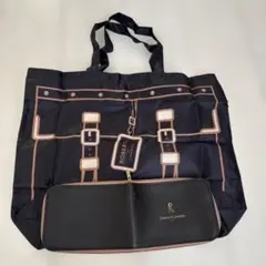 Roberta di Camerino エコバッグ 黒/ベージュのサムネイル