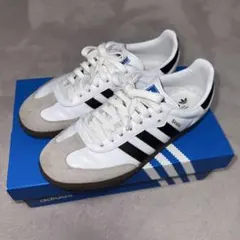 「最終値下げ」　adidas Samba ホワイト/ブラック