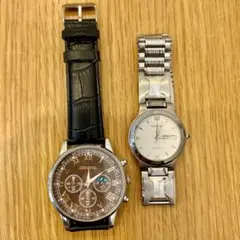 FOSSIL STEEL NIXON 腕時計 2本セット（ジャンク） - メルカリ