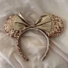 スパンコール ミニーカチューシャ