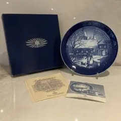 未使用⭐ロイヤルコペンハーゲン イヤープレート 2022年 飾り皿 猫 箱