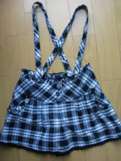 新品★メゾピアノJr.★サスペンダー付キュロット（Ｌ・１６０ｃｍ）