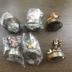 【新品】海洋堂 世界名作劇場 ボトルキャップ ミニフィギュア4種6個セット