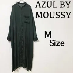 『アズールバイマウジー』（M）＊長袖＊ロングワンピース＊シャツ＊薄手